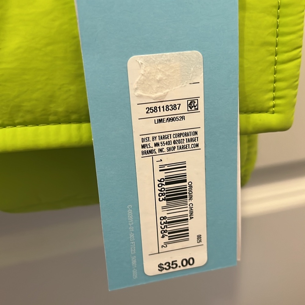 NWT! Future Collective Gabriella Karefa-Johnson lime green crossbody bag - Picture 6 of 8